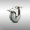 Service Caster 4 Inch 316SS Gray Polyurethane Swivel Top Plate Caster with Total Lock Brake SCC-SS316TTL20S414-PPUB - alternate 1
